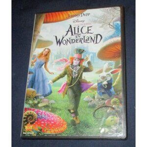 Disney's Alice in Wonderland (DVD, 2010) Tim Burton Johnny Depp